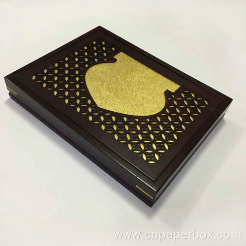 Luxury Wood Ramadan Gift Box For Dates Chocolates